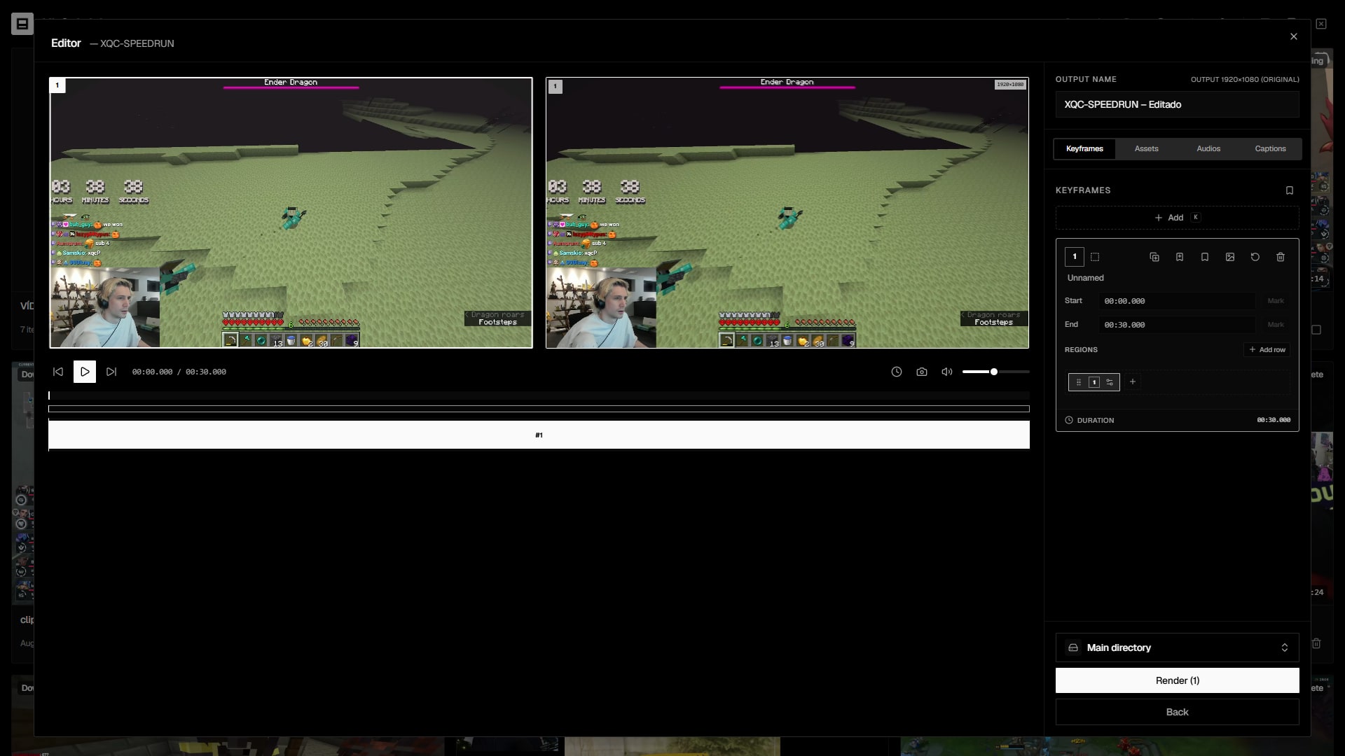 Editor with output in the original 1920x1080 format